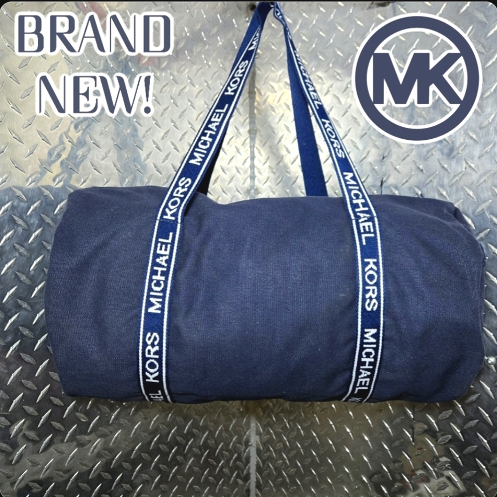 Michael Kors Jet Set Navy Duffel Bag